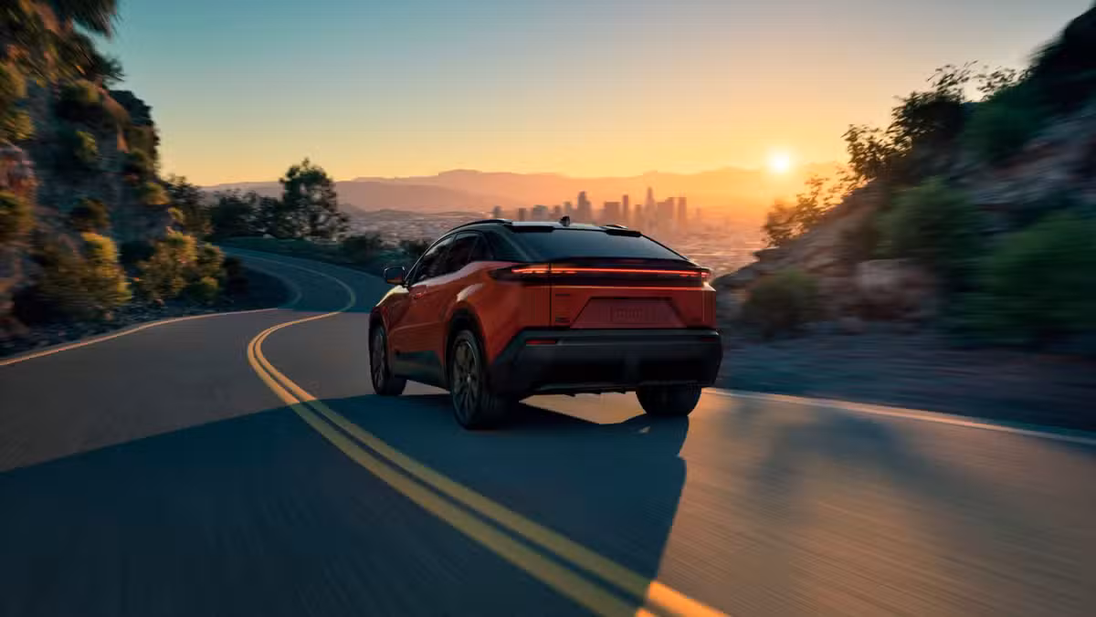 The 2026 Toyota C-HR features what Toyota calls 'Hammerhead' styling