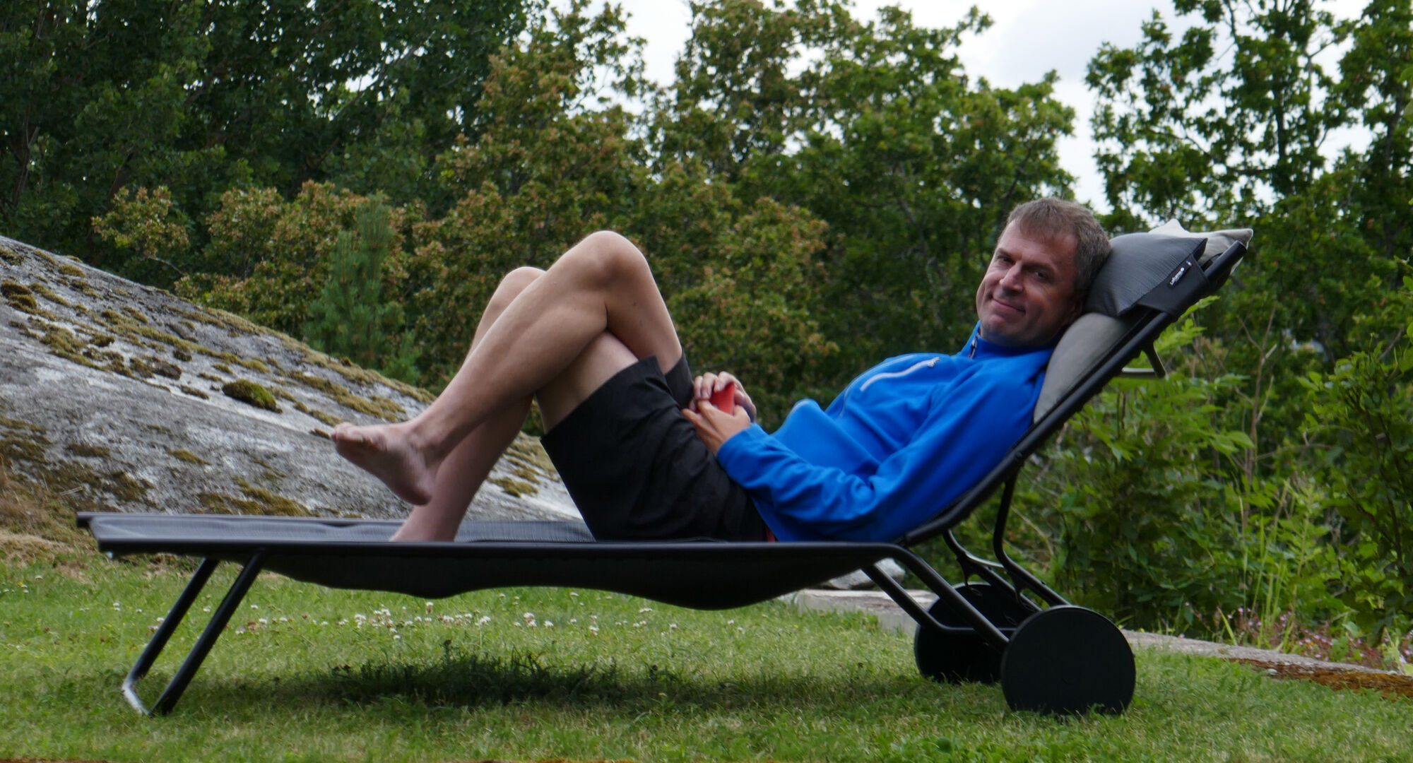 Daniel Stenberg in a relaxed state, as shared in his blog announcement