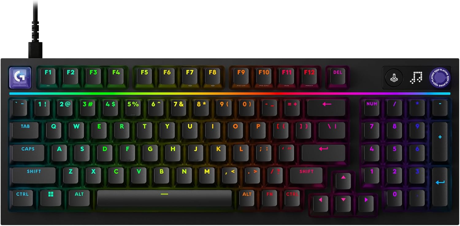 The Logitech G316 X 98 wired mechanical keyboard in black