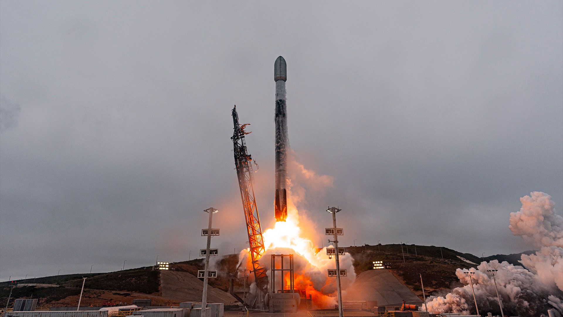 SpaceX launches first mission as public company, stock soars