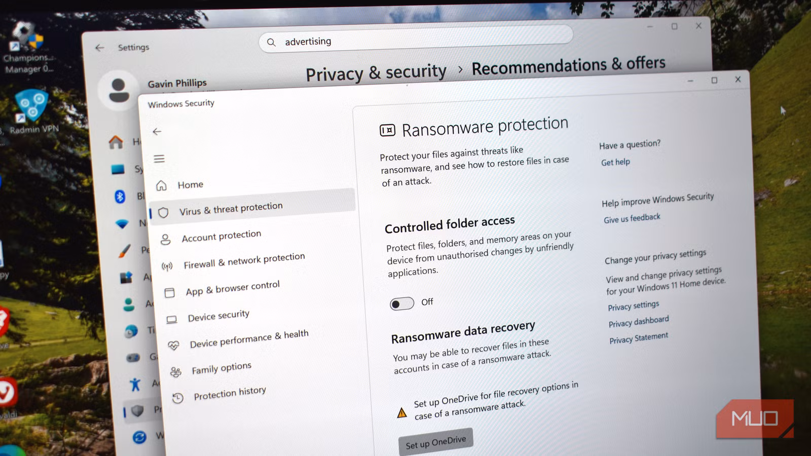 5 Windows 11 security settings to change on every install