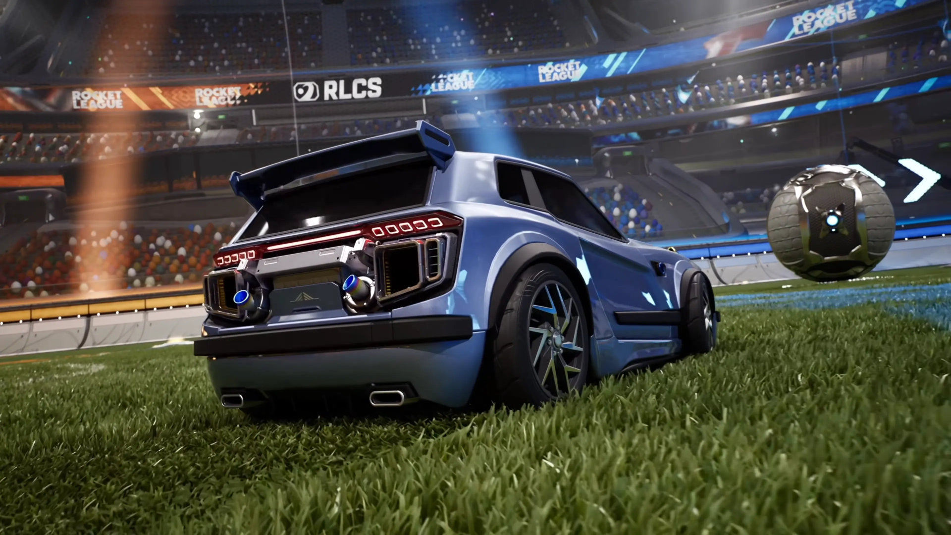 A screenshot from Epic Games&amp;#039; State of Unreal Chicago 2026 livestream, displaying Rocket League running on Unreal Engine 6