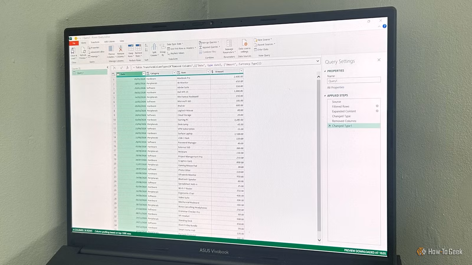Power Query fixes messy CSV files in Excel automatically