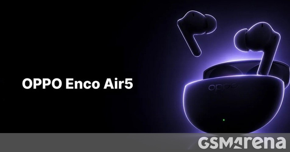 Oppo Enco Air5 teased in India with ANC and 54-hour battery