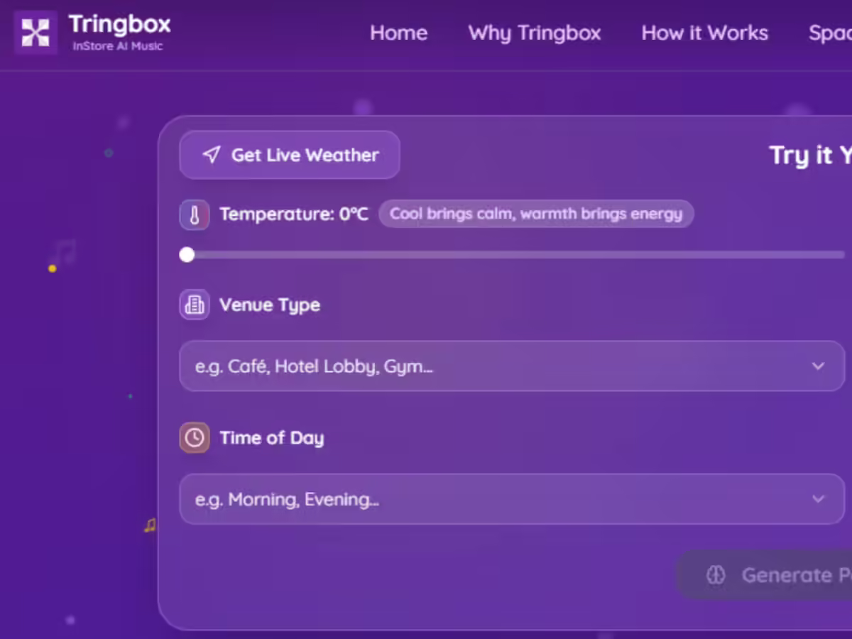 Tringbox raises ₹5 crore for AI music in commercial venues