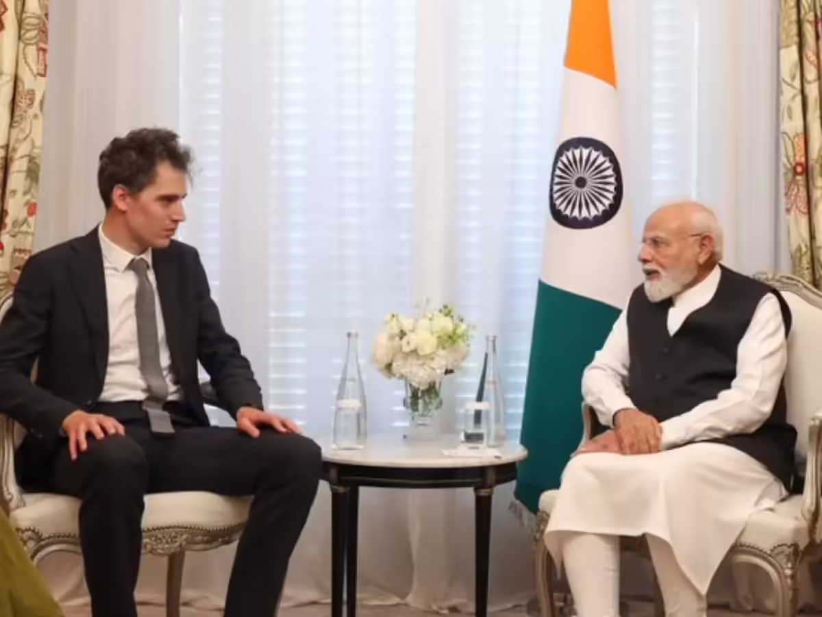Modi meets Mistral AI CEO in Paris to discuss India partnership