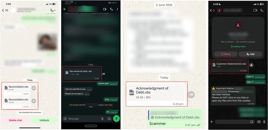 محتويات ملف ZIP الخبيث الذي يضم برنامج ManageEngine Endpoint Central