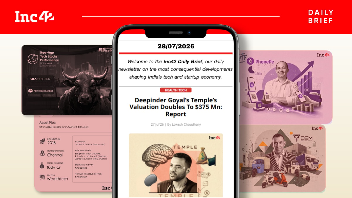 Temple's $375M ESOP, PhonePe's ₹2,792 Cr loss, 5 more moves