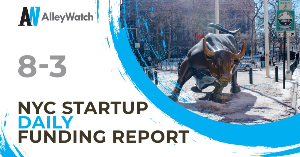 3 NYC startups raised $41.85M on August 3