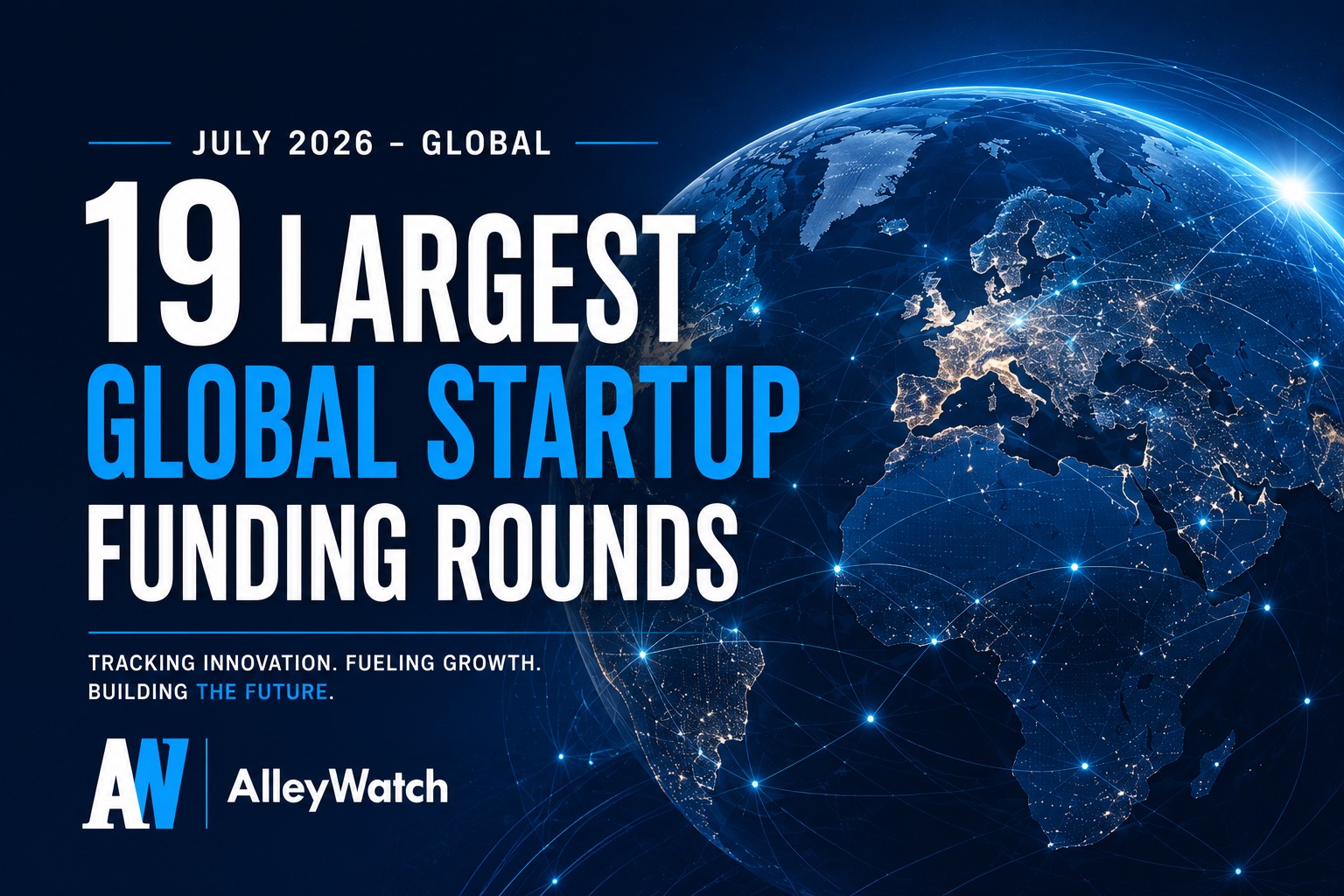 19 biggest startup funding rounds of July 2026
