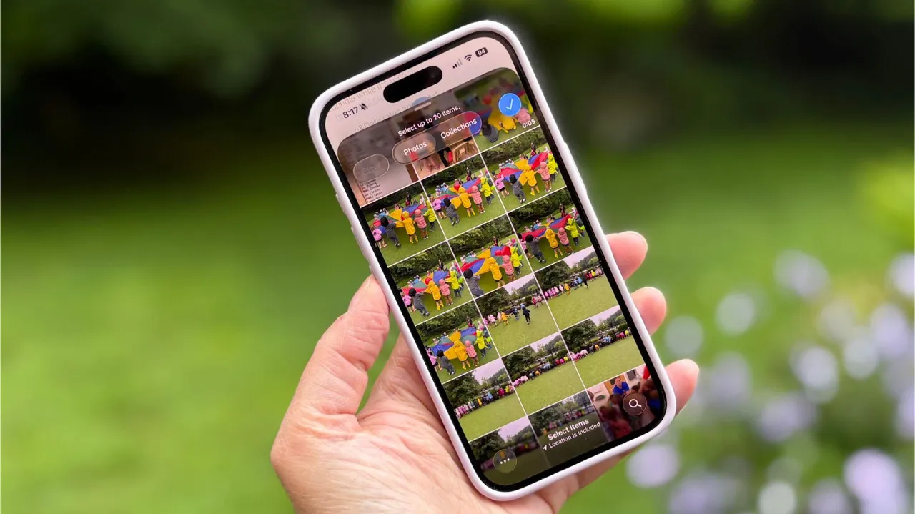 Skip the iOS photo menu in iMessage with one gesture